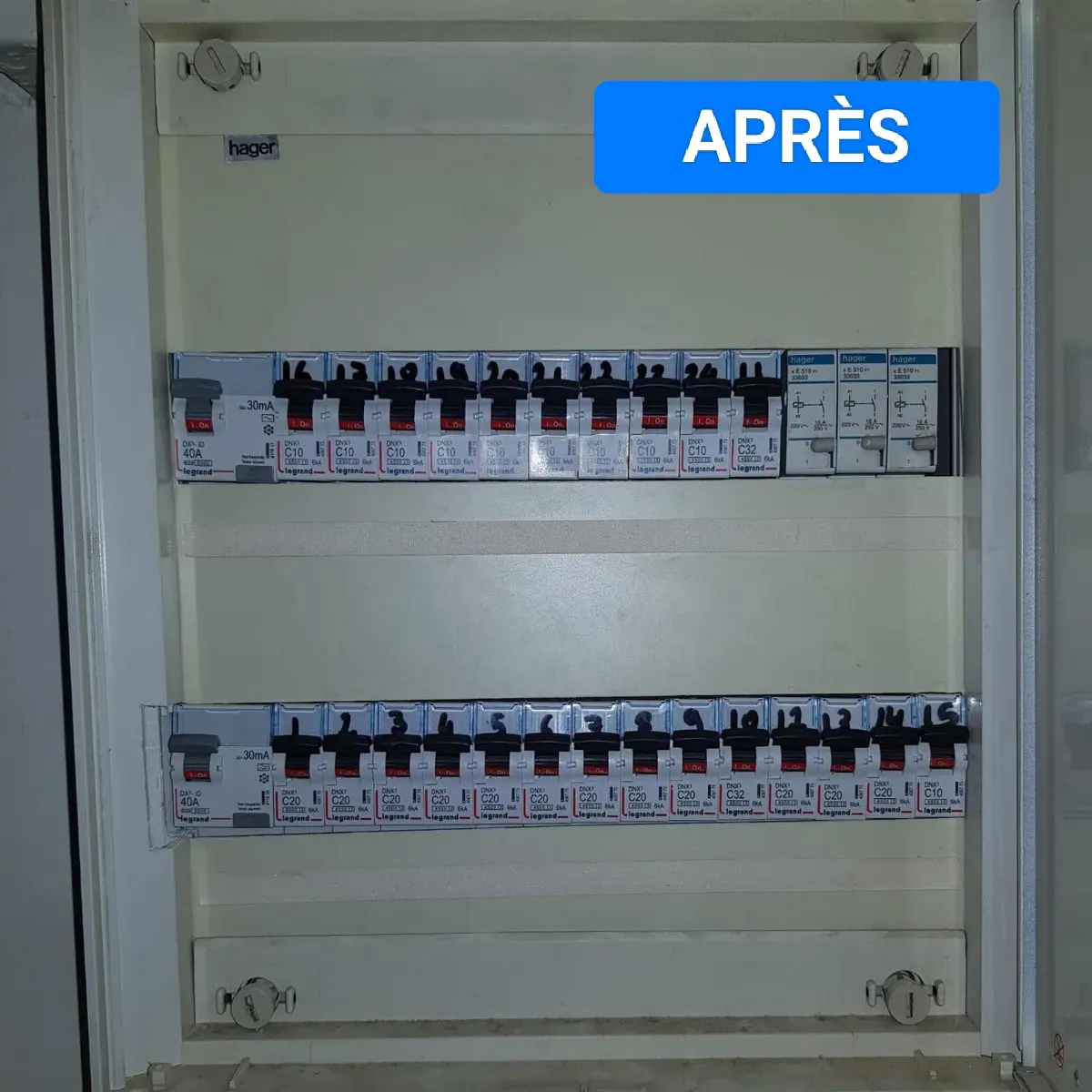 Remplacement de tableau electrique à fusible